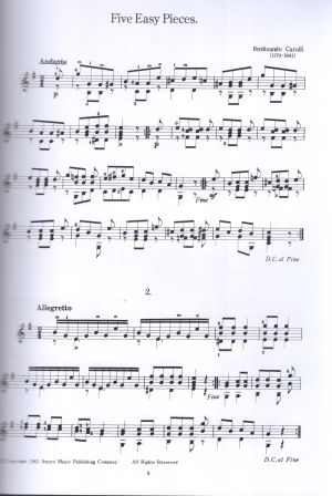 Колекция класически произведения за китара част 2