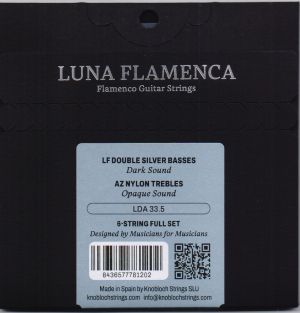 KNOBLOCH LDА 33.5 LUNA FLAMENCA Medium tension Double Silver SN Nylon