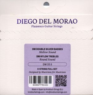 струни за класическа китара Knobloch Diego del Morao DM Nylon Full Set Medium Tension