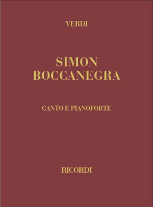 Verdi - Simon Boccanegra vocal score