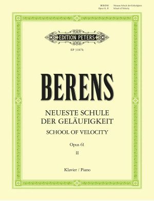 Berens - School of velocity  studies for piano op.61  band II