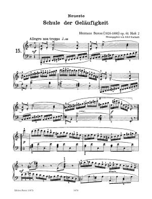 Berens - School of velocity  studies for piano op.61  band II