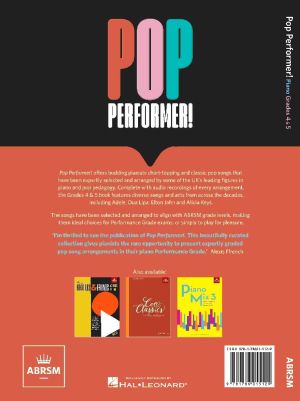ABRSM Pop Performer! Piano - Initial-Grade 4-5